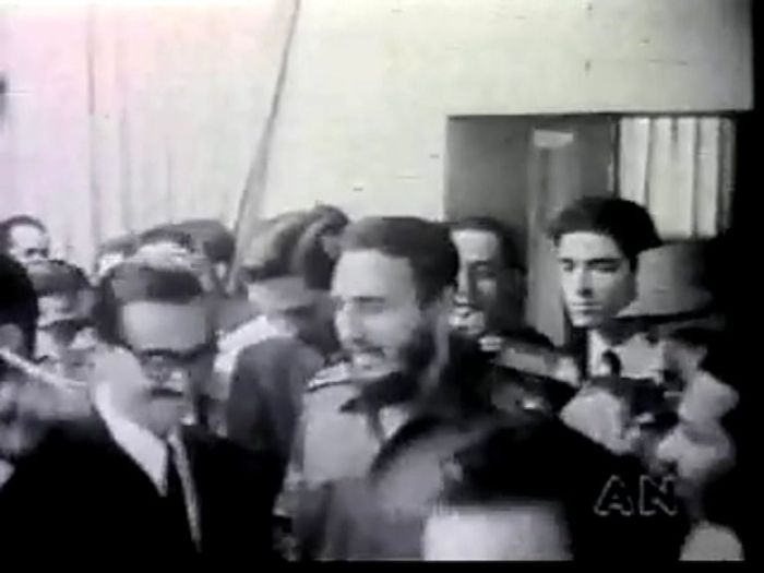Visita de Fidel Castro ao Brasil (foto enviada pelo autor)